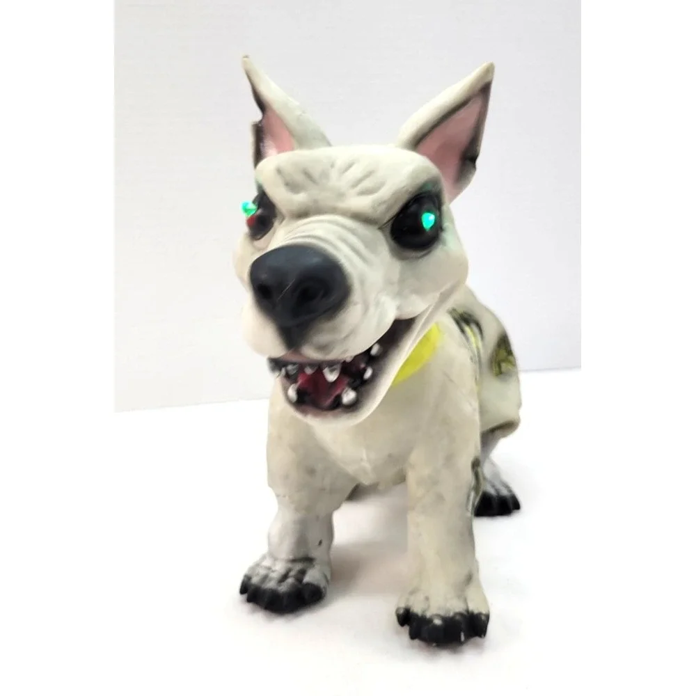 Gemmy Animated Pouncing Zombie Dog Home Depot LED Barking Prop Tested Works